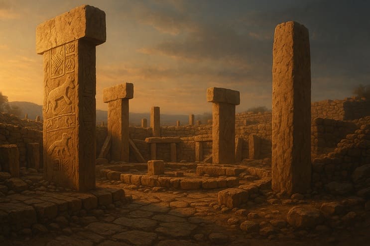 Vista panorámica de Göbekli Tepe, complejo megalítico considerado una de las civilizaciones perdidas más antiguas.